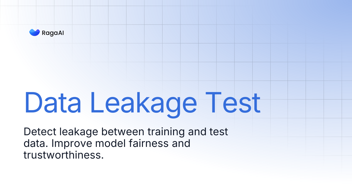 Data Leakage Test | RagaAI