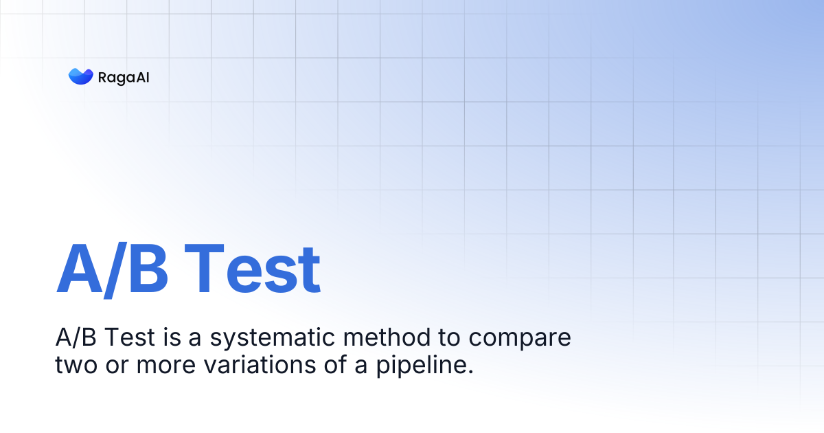 A/B Test | RagaAI