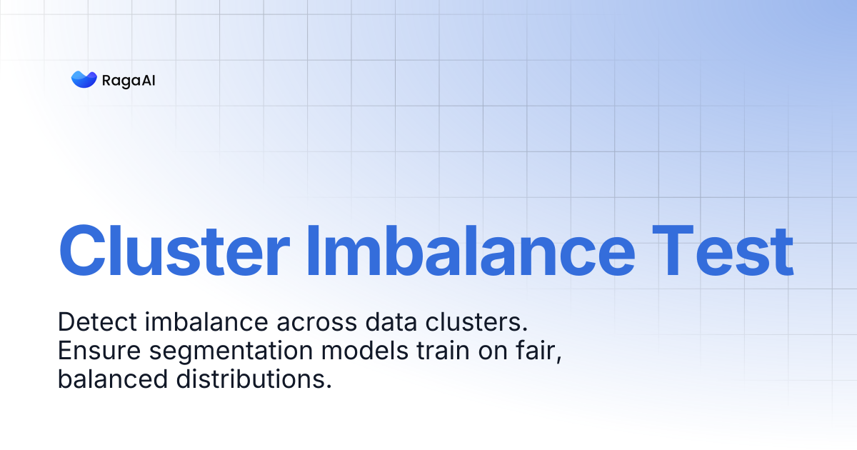 Cluster Imbalance Test | RagaAI